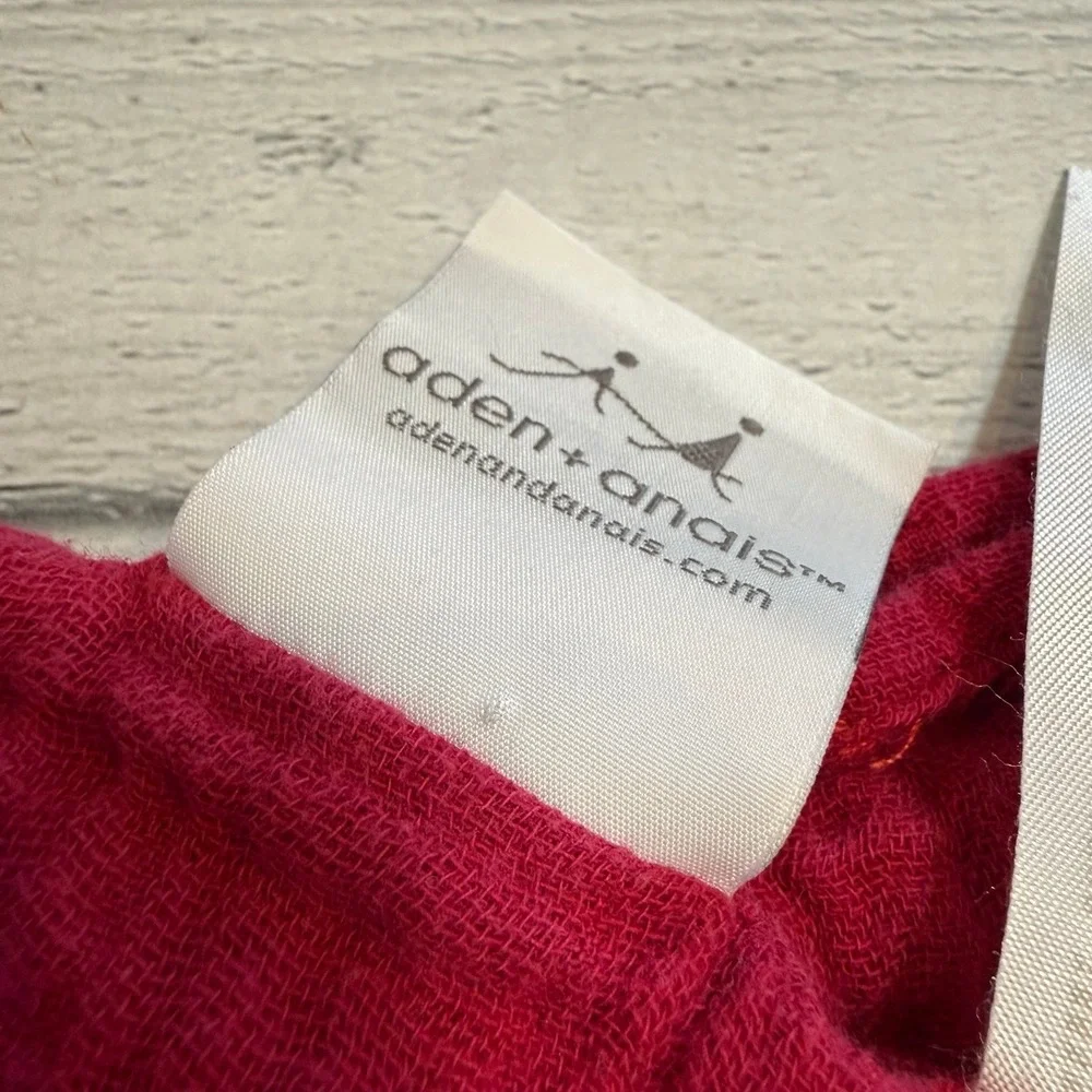 Aden & Anais baby‎ magenta pink muslin swaddle blanket